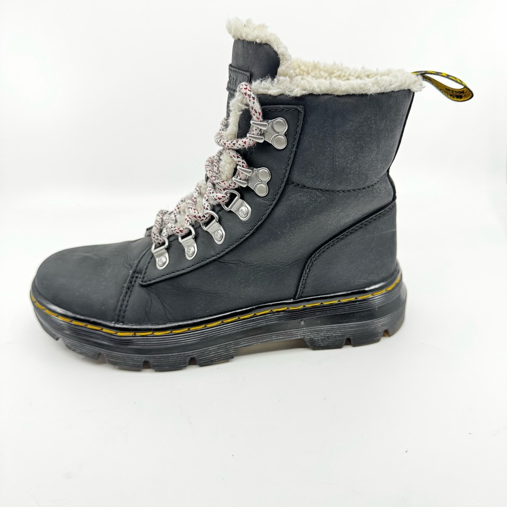 DR MARTEN’S COMBS FAUX SHEARLING LINED CASUAL BOOTS - Picture 5 of 12